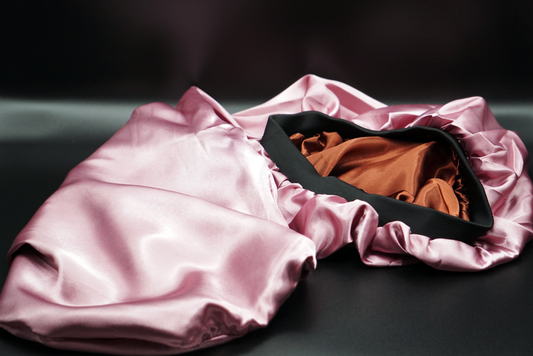 XL Satin Bonnet – Oversized, Adjustable, and Protective for Long or Voluminous Hair