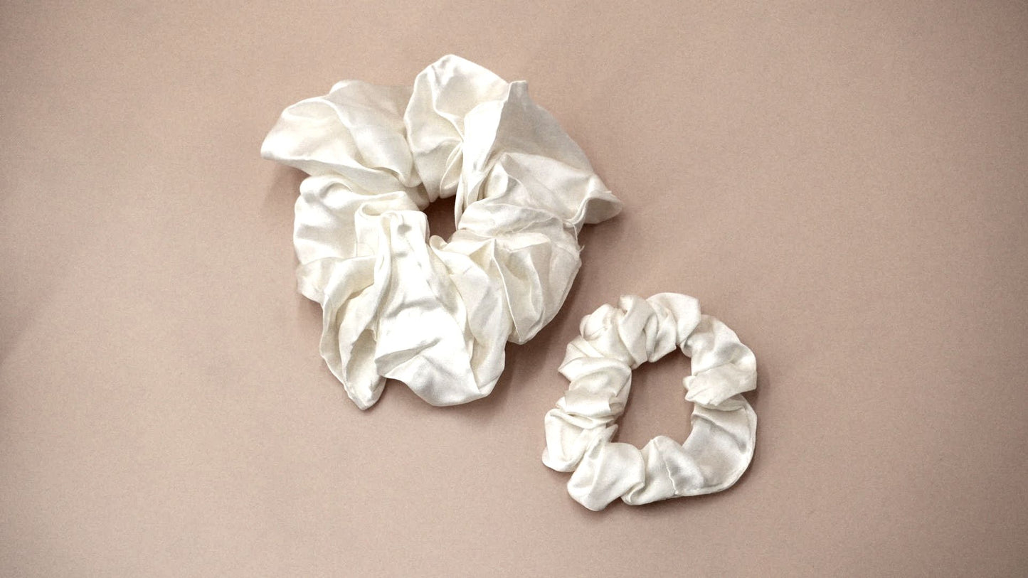 Satin Scrunchie 3-Pack – “Gang’s All Here” Set for All Hair Types